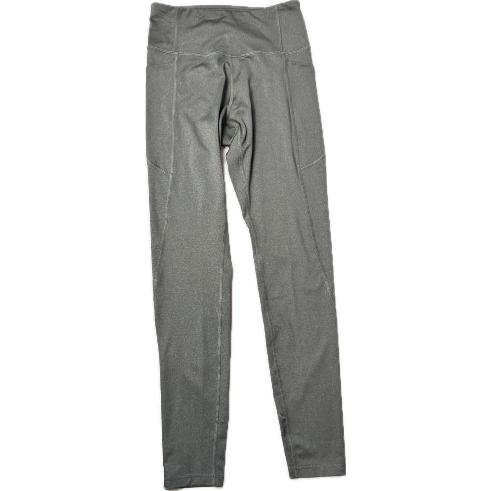 Tek Gear Womens M Heather Olive High Rise Leggings 4 Way Stretch Pockets NWT
